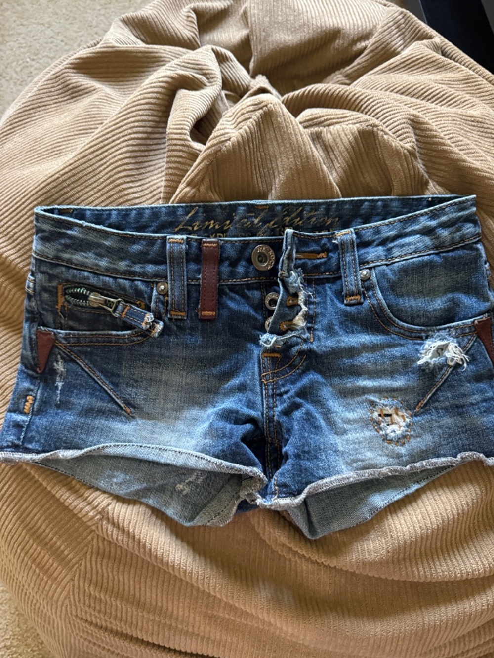 Denim Distressed Women’s Shorts